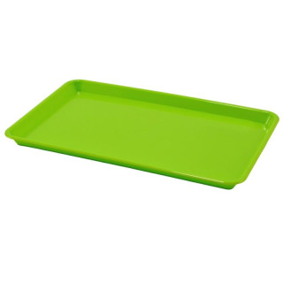 Taca plastikowa 30x19cm prostokątna zielona